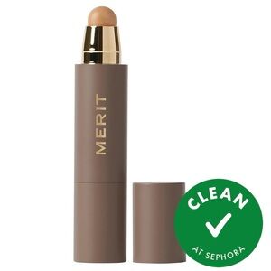 Merit The Minimalist Perfecting Complexion Stick (Bisque) and Blending Brush